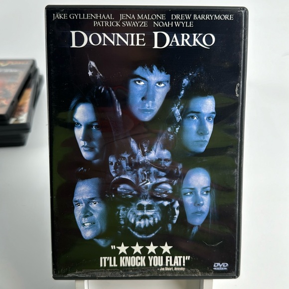 Donnie Darko. Jake Gyllenhaal. Patrick Swayze. Drew Barrymore. - Picture 1 of 4